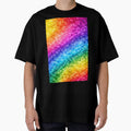 Pixel Rainbow Gradient Pattern – Retro Digital Color Blocks by DrizzyV Unisex , , , Long Sleeve Tee