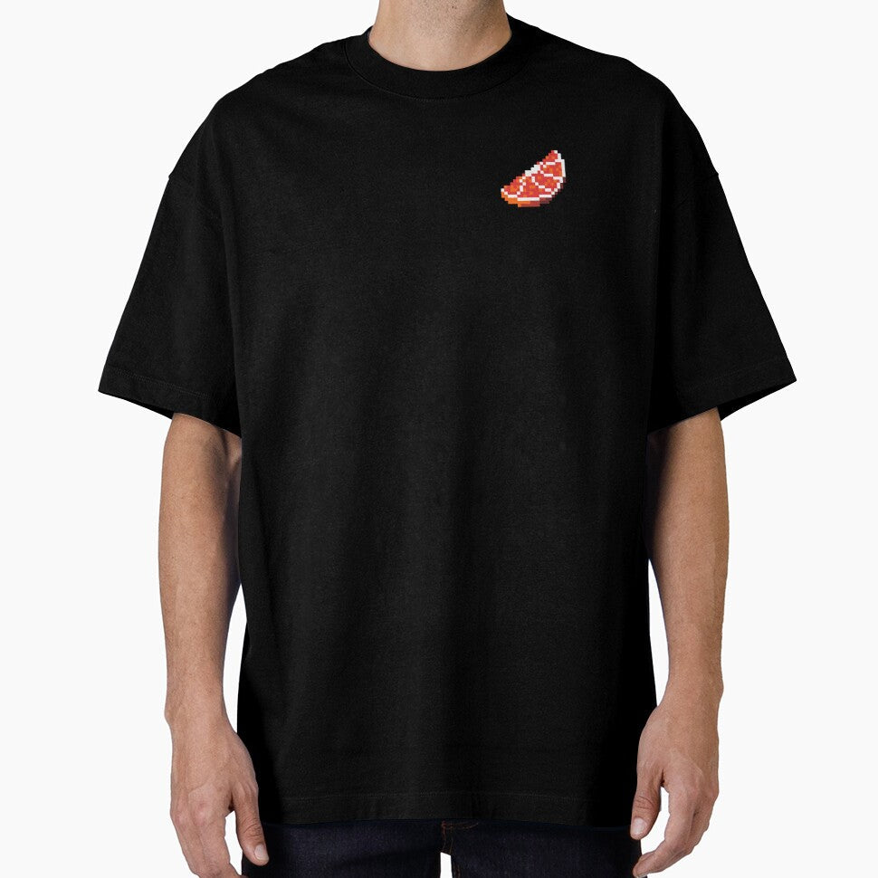 Pixel Grapefruit Slice - pixel food art by LittleFoodShop Unisex , , , Long Sleeve Tee