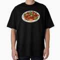Meatballs Spaghetti Retro Pixel Art by BrunoLinuxArt Unisex , , , Long Sleeve Tee