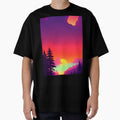Discover the Elegance and Charm of Our Collection of Minimalist Landscape Mountain View Sunrise Prints by supeart