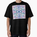 Psychedelic Eye Linear Symmetry Pattern by Deborah Camp