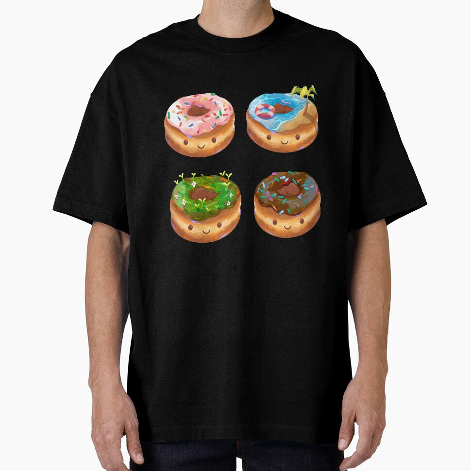 Donut Destinations Pack by GalaxyChicken Unisex , , , Long Sleeve Tee