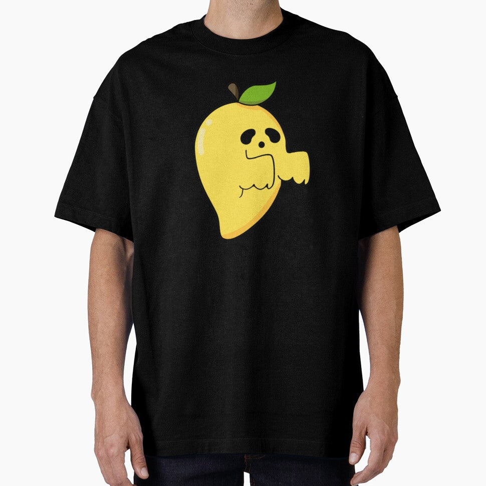Man-gost Cute Halloween Mango Fruit Ghost Pun by DouglasyReynol Unisex , , , Long Sleeve Tee