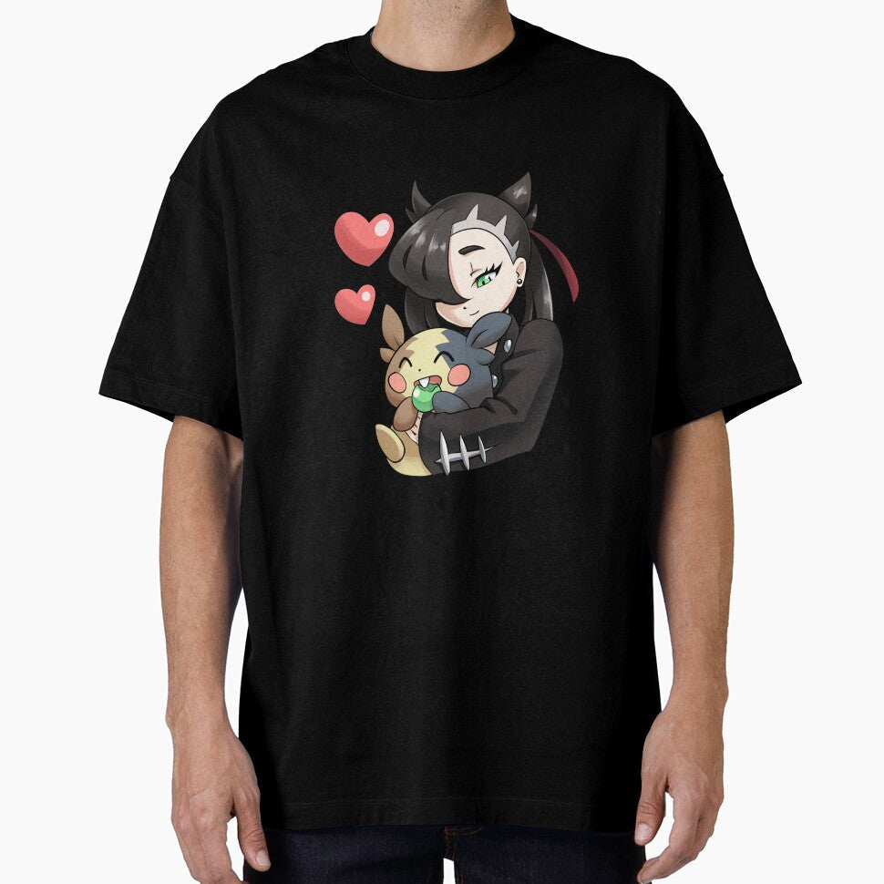 Marnie and Morpeko by MintAndManta Unisex , , , Long Sleeve Tee
