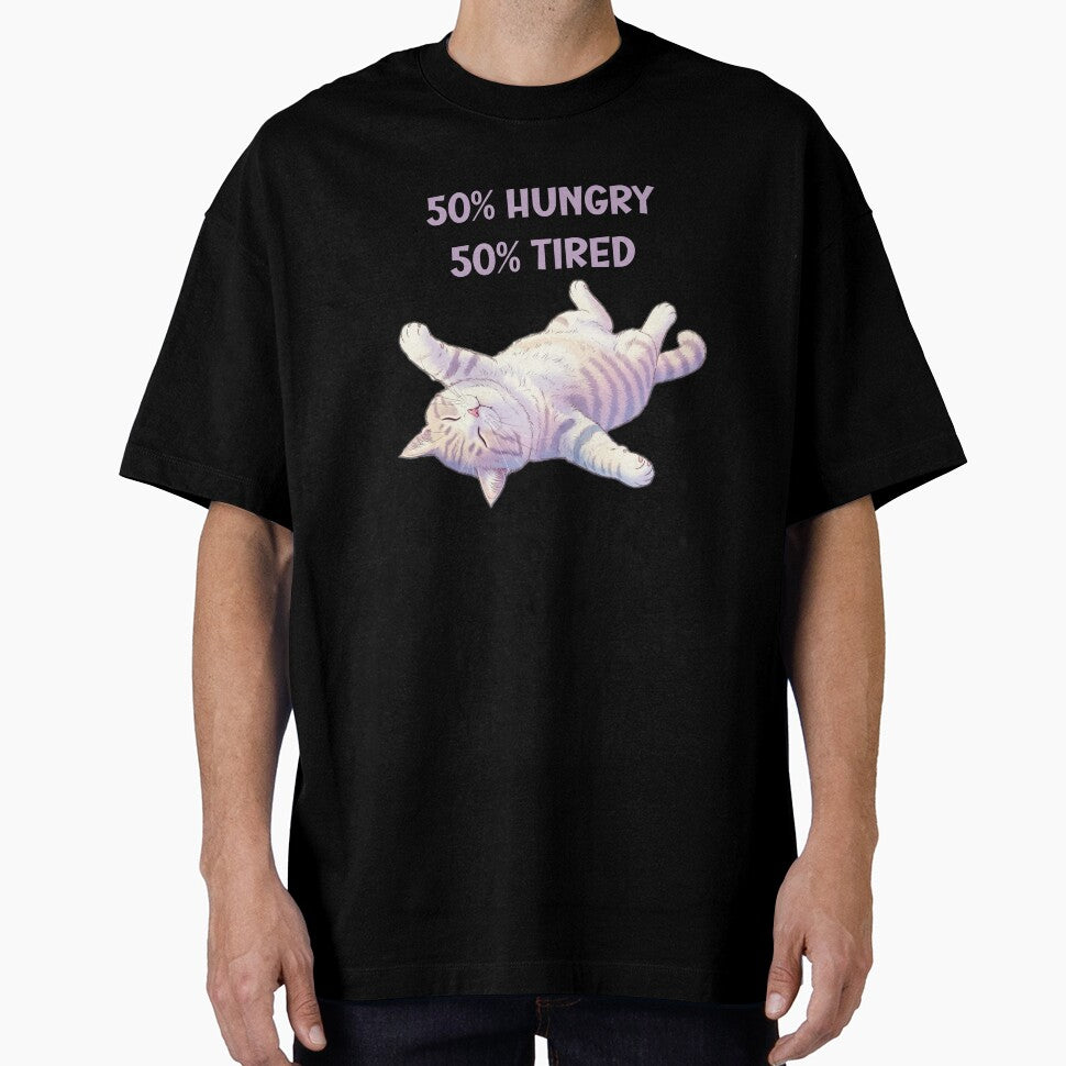 Cute lazy cat by unique0703 Unisex , , , Long Sleeve Tee