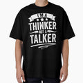 Funny Introverted Personality I Am A Thinker Not A Talker by Nessshirts Unisex , , , Long Sleeve Tee