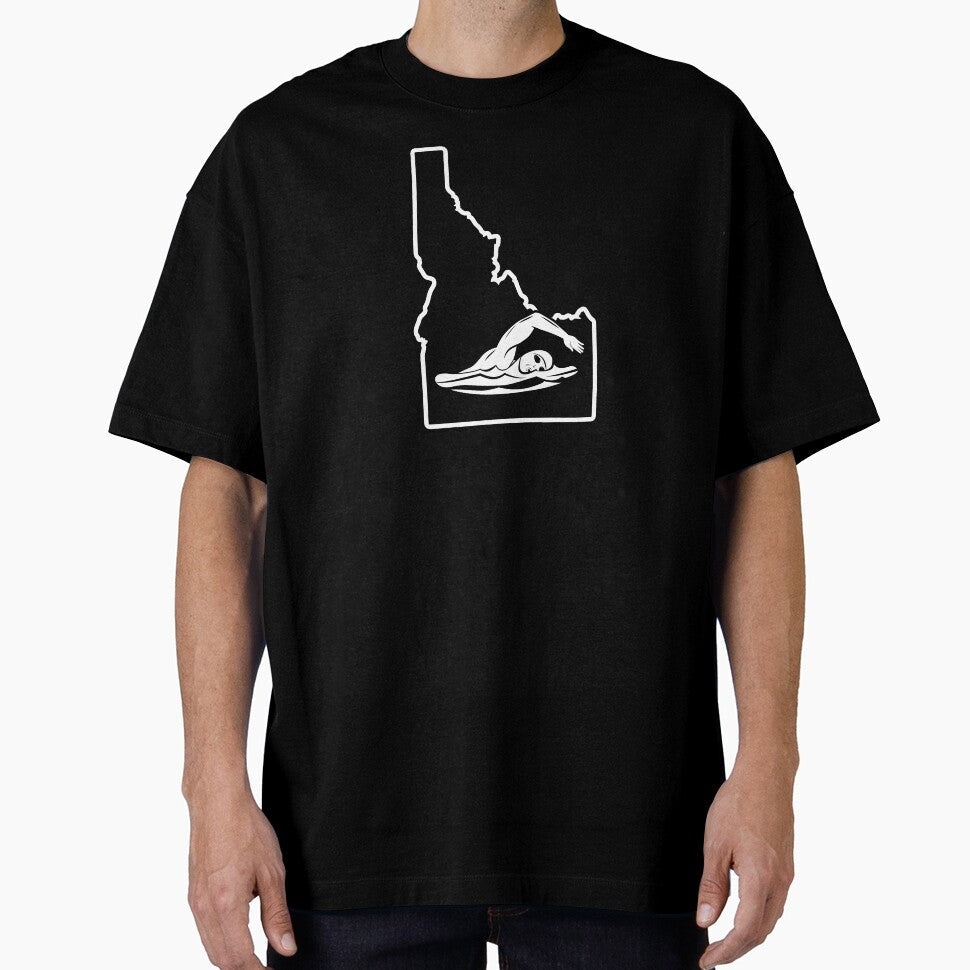 Swimming T Shirts Idaho Swimmer Clothing by shoppzee Unisex , , , Long Sleeve Tee