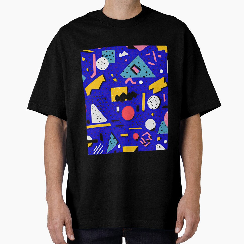 80s and 90s Retro Pop Pattern by AeonAcademy Unisex , , , Long Sleeve Tee