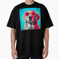 pop art digital print of Labrador retriever by dcrc Unisex , , , Long Sleeve Tee