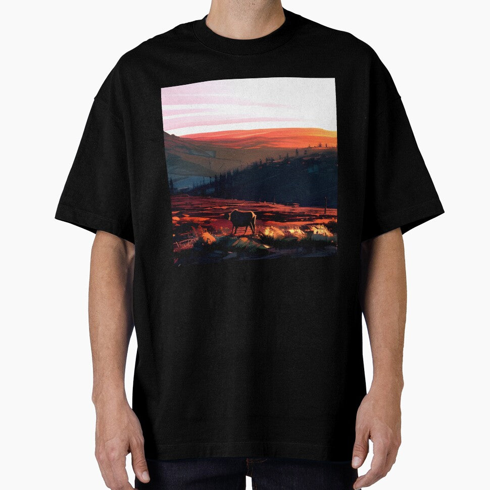 Add a Touch of Beauty and Tranquility to Your Life with Our Gorgeous Minimalist Landscape Mountain Valley Prints by supeart