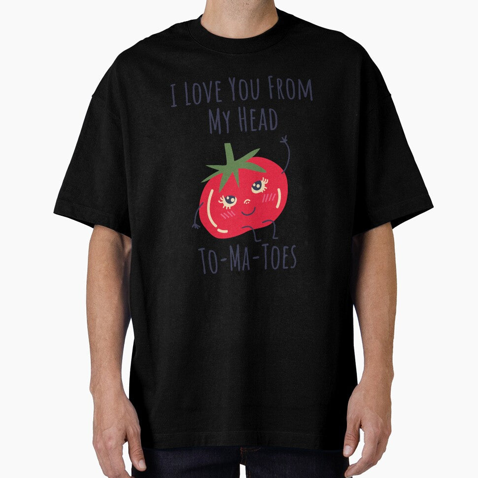 I love you from my head tomatoes by Nyanko-Sempai Unisex , , , Long Sleeve Tee