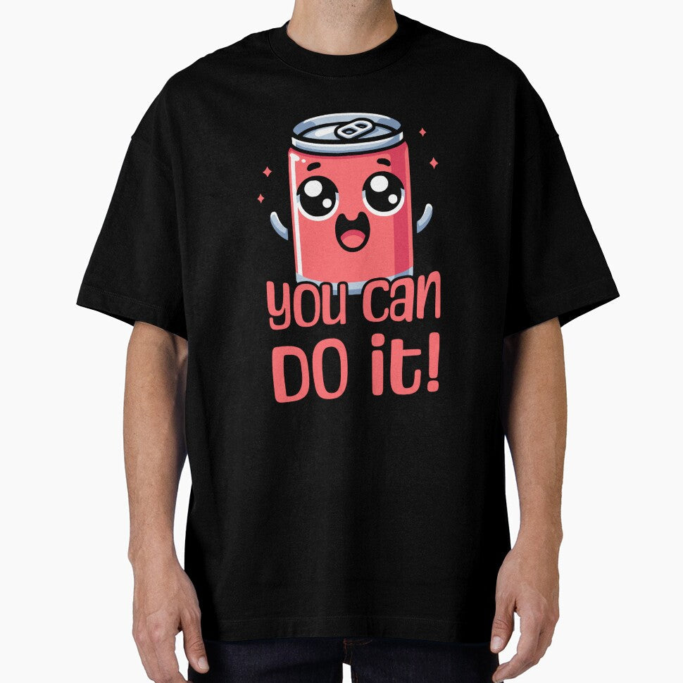 You Can Do It! Cute Soda Can Pun by PMCreative Unisex , , , Long Sleeve Tee
