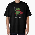 Huzzah Frog Knight Funny Sword Meme Quote by laszlosaobere