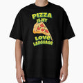 Pizza Is My Love Language by FiveNiches Unisex , , , Long Sleeve Tee
