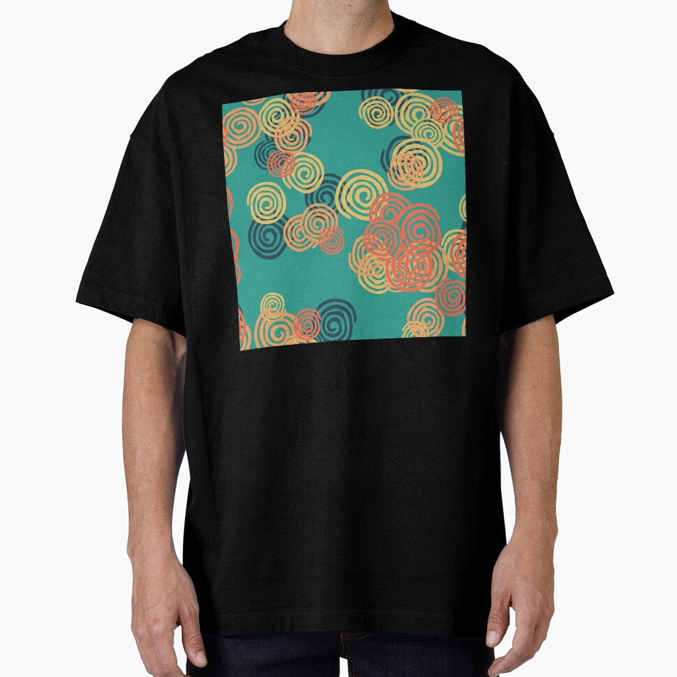 Retro multi-color spiral pattern 5 by WesternExposure