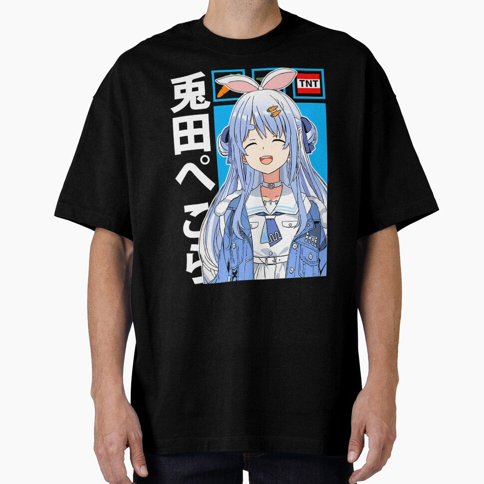 Hololive Usada Pekora Casual Outfit by BognarDorian Unisex , , , Long Sleeve Tee