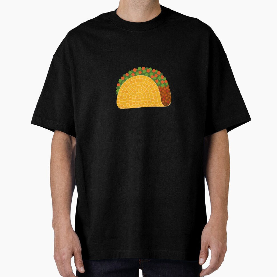 Funny Taco With Text LET’S TACO ’BOUT IT by station-one Unisex , , , Long Sleeve Tee