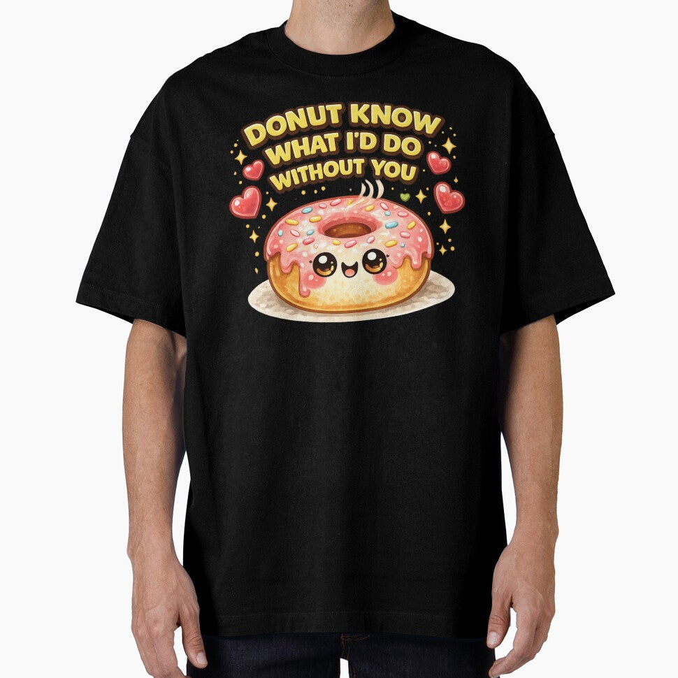 Donut Know Without You Pun by Papier Atelier Art Unisex , , , Long Sleeve Tee