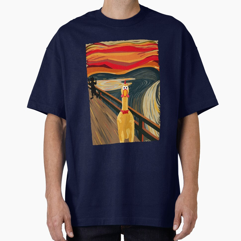 Rubber Chicken Scream by TGprophet Unisex , , , Long Sleeve Tee