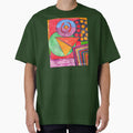 Vibrant Abstract Totem by Haxson37art