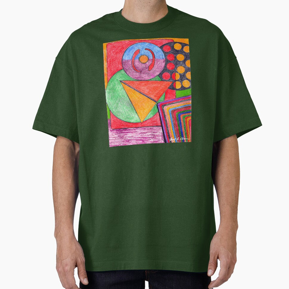 Vibrant Abstract Totem by Haxson37art