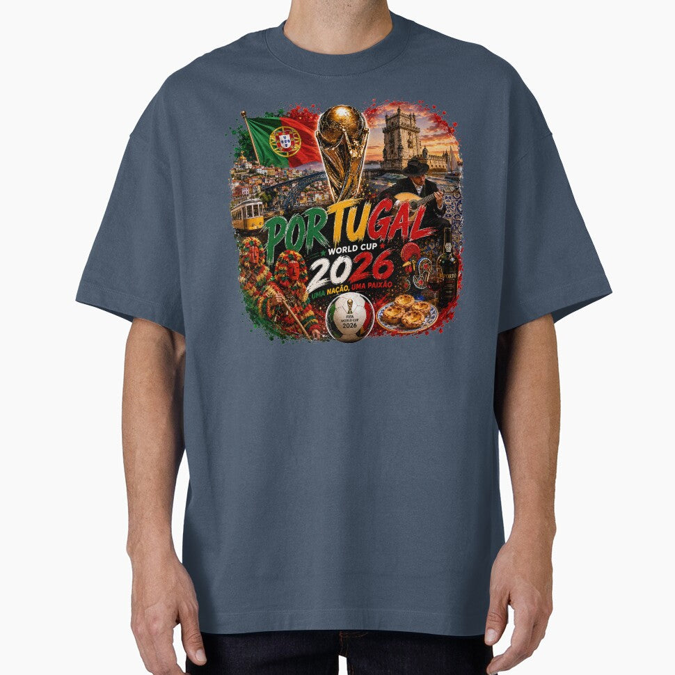 Portugal World Cup 2026 Sticker Design by NorthernDk_art Unisex , , , Long Sleeve Tee