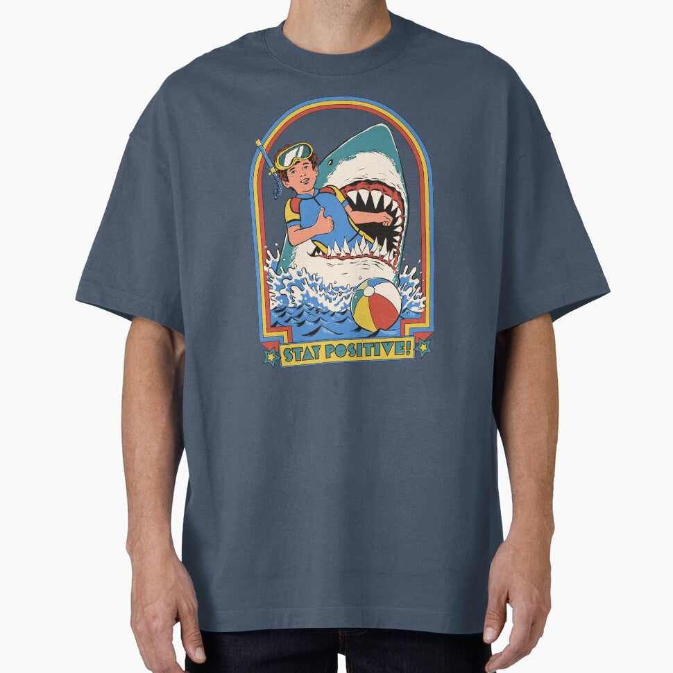 Stay Positive by Steven Rhodes Unisex , , , Long Sleeve Tee