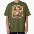 Fresh Coffee Served Daily - Vintage Coffee Morning Mug Design by FluffiPopo