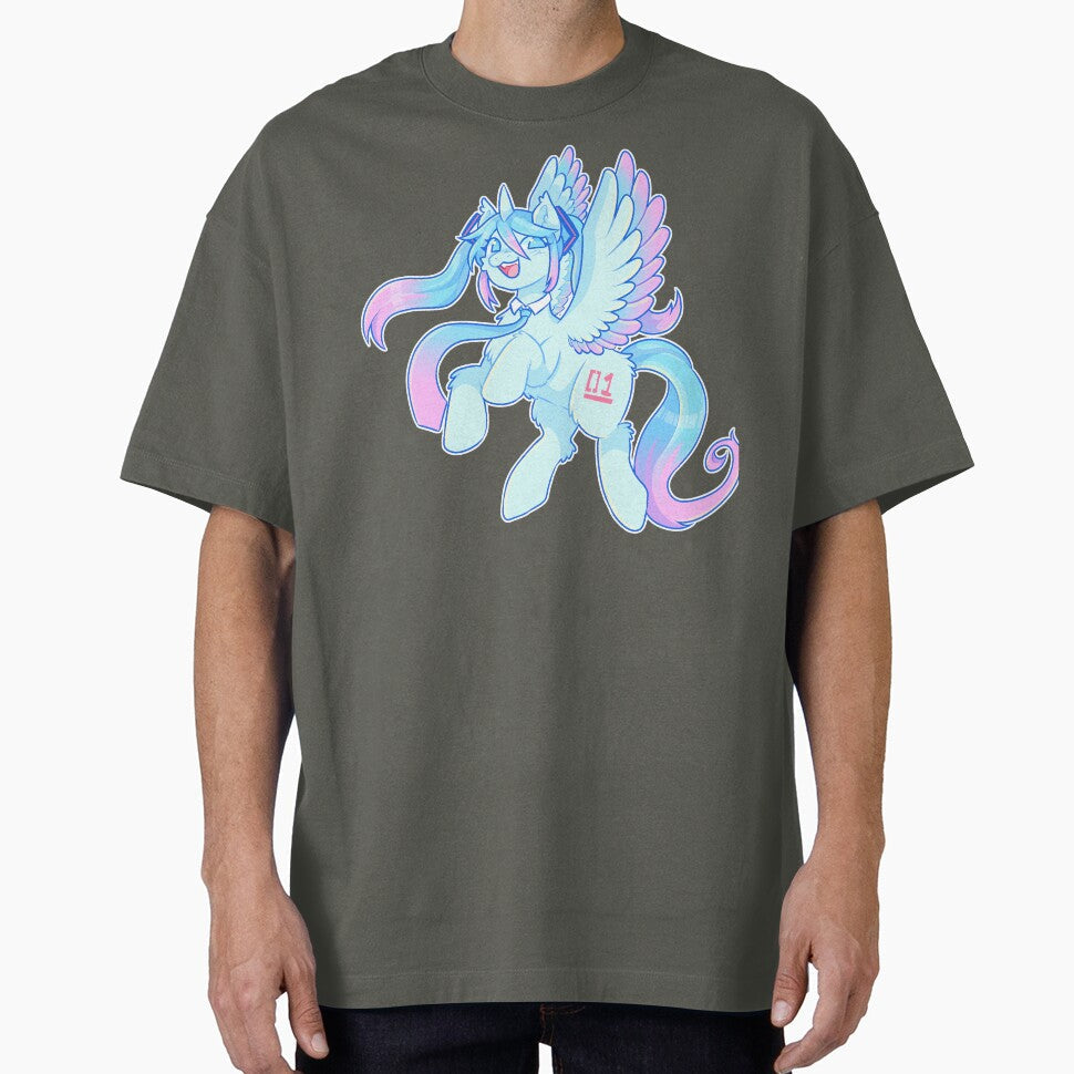 HATSUNE MIKU PONY by Circecil Unisex , , , Long Sleeve Tee