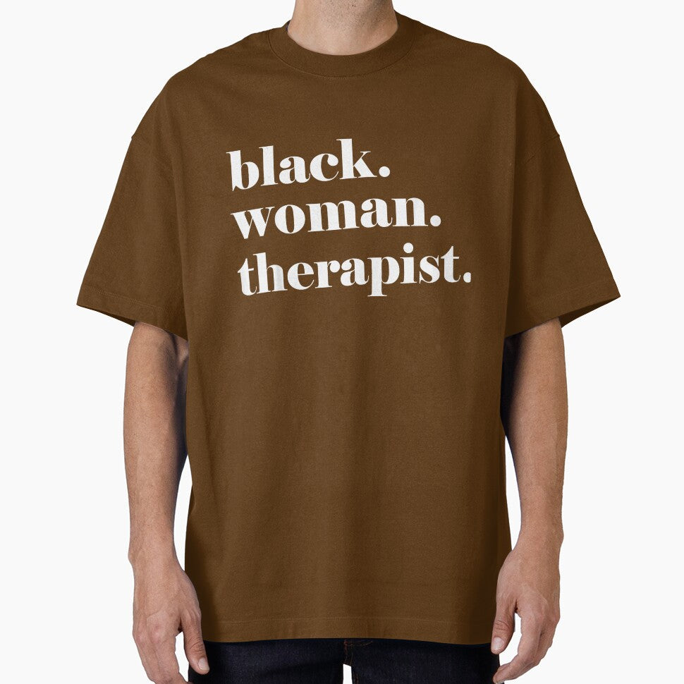 Black Woman Therapist, Black Counselor, Black Therapist by RKdrawings Unisex , , , Long Sleeve Tee