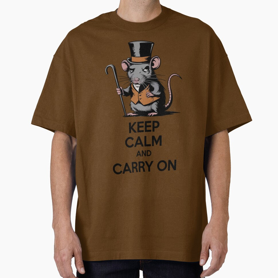 Banksy Rat - Keep Calm And Carry On by 123ks