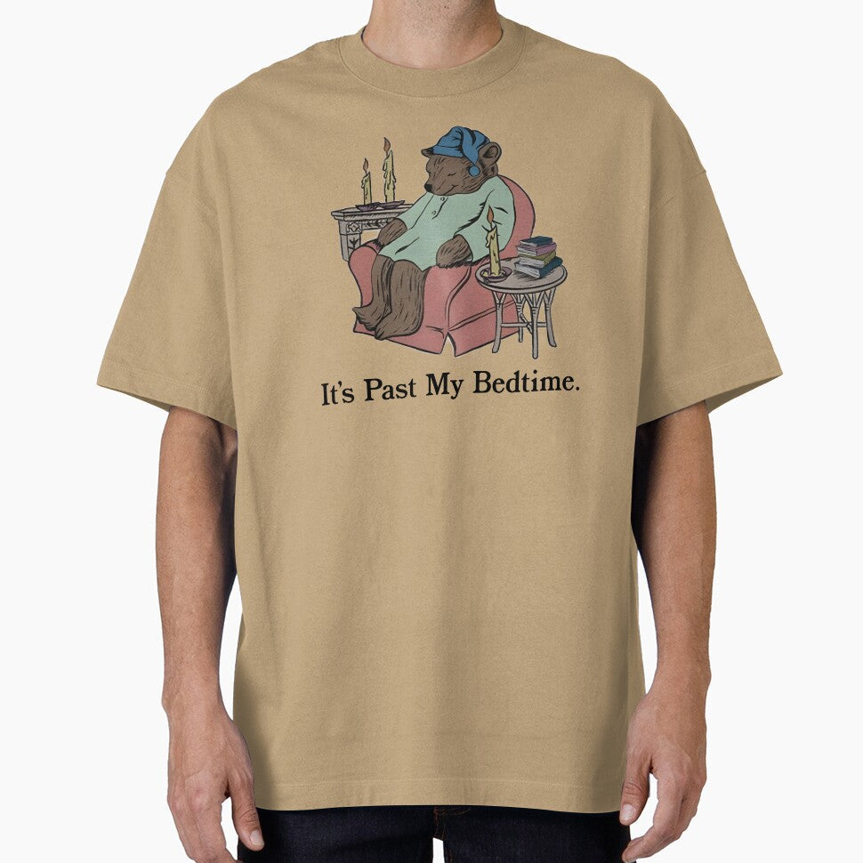 It's Past My Bedtime Sleepy Bear by fusedtees Unisex , , , Long Sleeve Tee