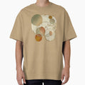 Earth-Tone Geometric Watercolor Circle Design by SeoulInkSoul