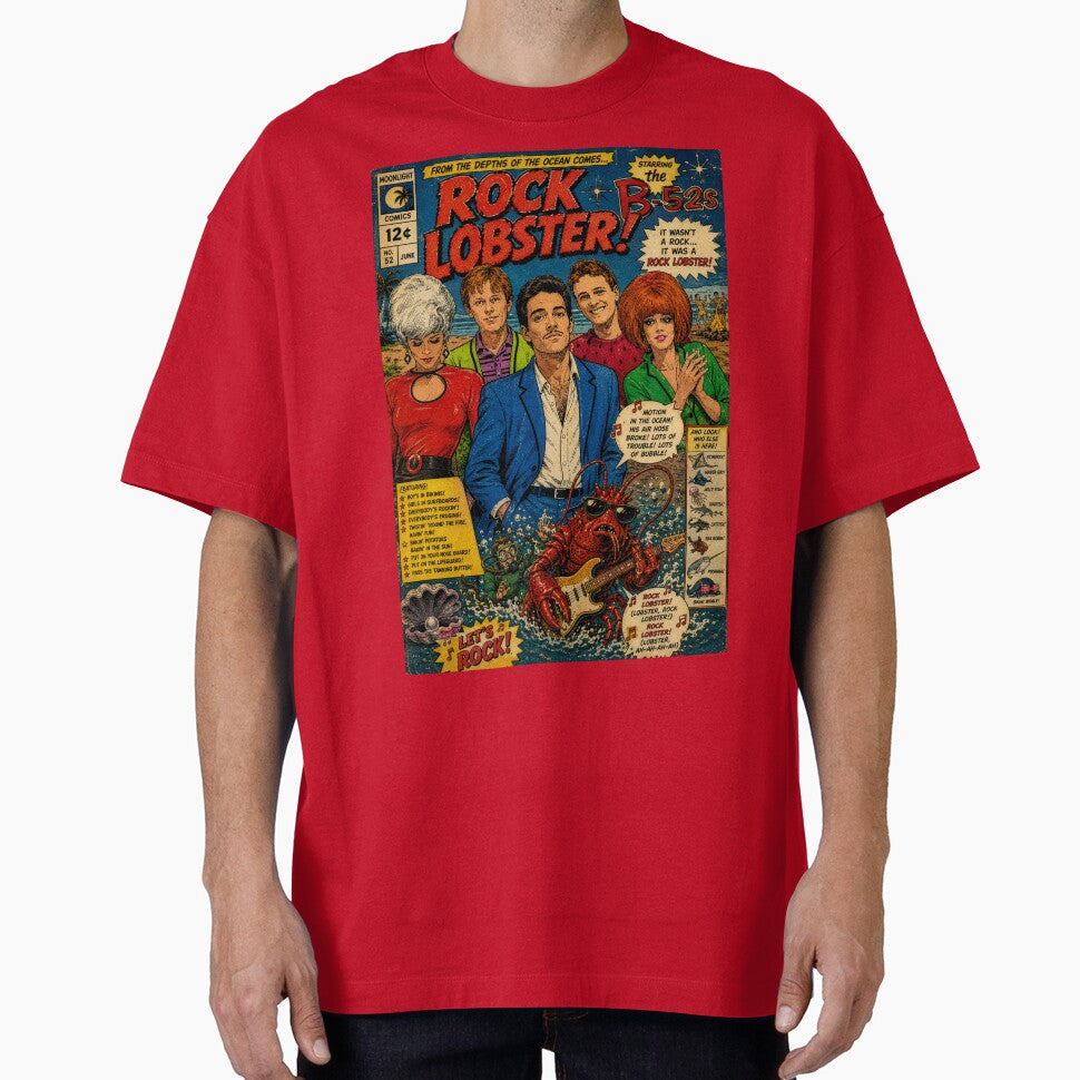 Rock Lobster B-52s comic by Wanderdreaming Unisex , , , Long Sleeve Tee