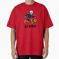 Cool Striker Skeleton Soccer Ball Run Laptop Decal by Mr-wow
