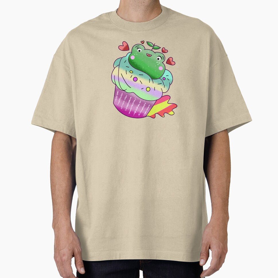 Cute pink Kawaii froggie cupcake by Quacktails