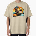 Dog Dad Retro Sunset Funny Dog Lover Gift Design by InjeyArt