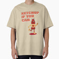Ketchup If You Can Funny Food Pun Design – Cute Ketchup Mascot Graphic by azLittleLuxur