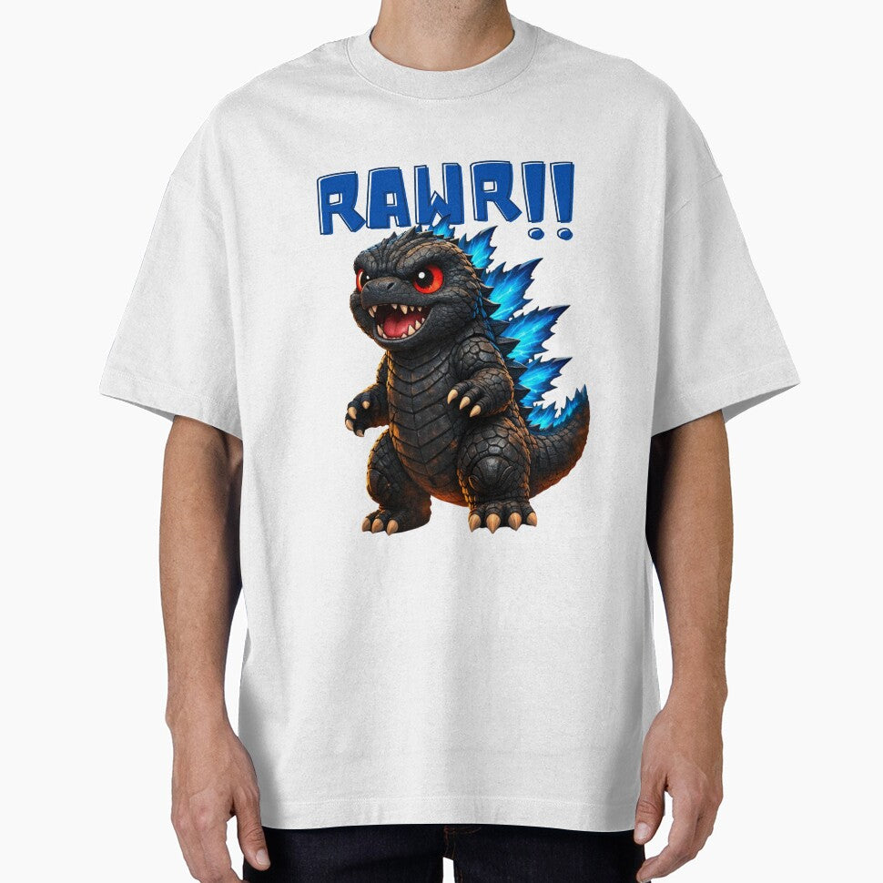 Fierce Chibi Godzilla by pongskiepongs