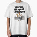 World's Okayest Employee Funny Office Worker Design by KP Creative Co Unisex , , , Long Sleeve Tee