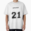 Introvert 21 Shirt | Aesthetic Minimalist Design for Quiet People | Introvert Club Clothing & Gift by LOFTS Store