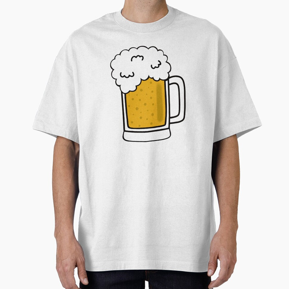 Frosty Mug Of Beer by Sartoris Art Unisex , , , Long Sleeve Tee