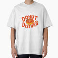 Donut Disturb — Funny Food Pun Art | Retro Donut Illustration for Foodies by Colorful-Garden