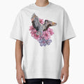 Dancing Crane and Blossoms by Kelsey Worth