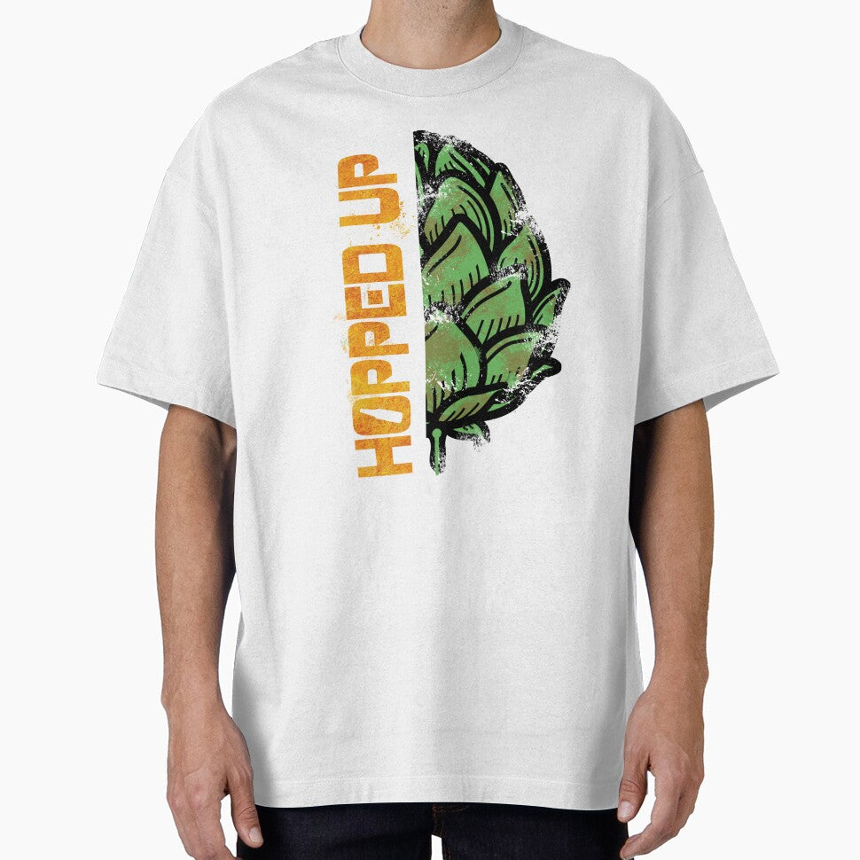 Hopped Up Craft Beer Hop Art by VestBeer