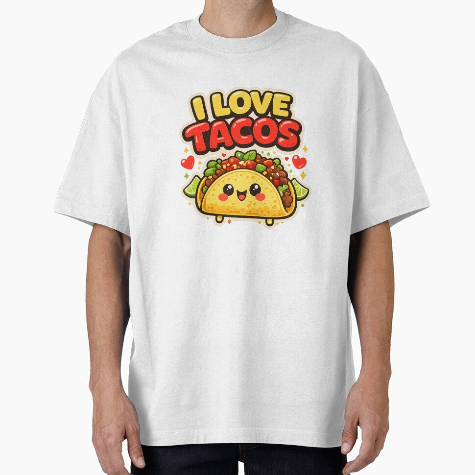 I Love Tacos Cute Mexican Food Lover by Gift Phrase Studio Unisex , , , Long Sleeve Tee