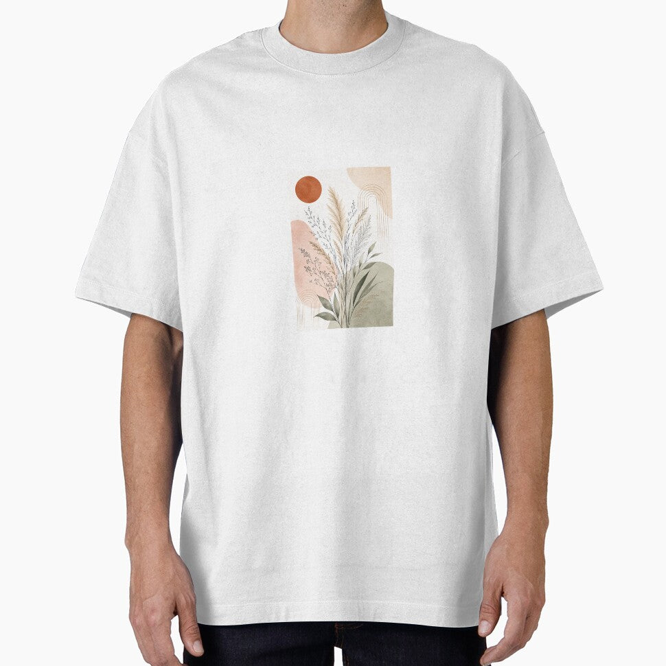 Minimalist Boho Pampas Grass Print by AlexGreaney