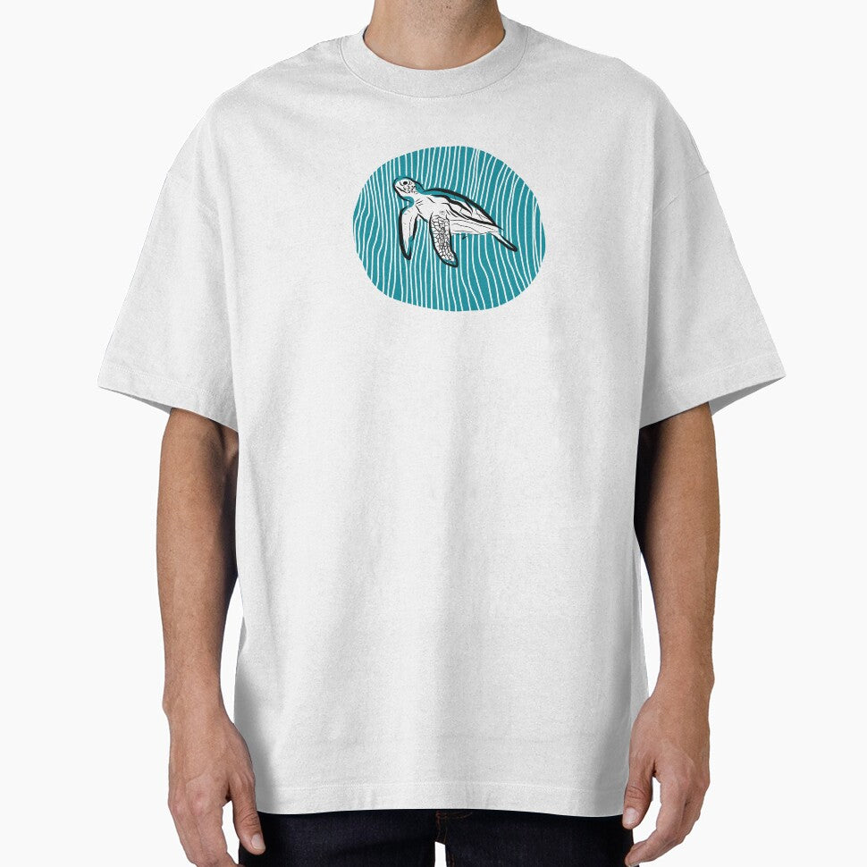 Turtle - sea- minimalist design by Tropical Blood