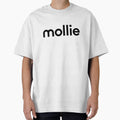 Mollie Minimalist Black Monochrome Design by mseopr