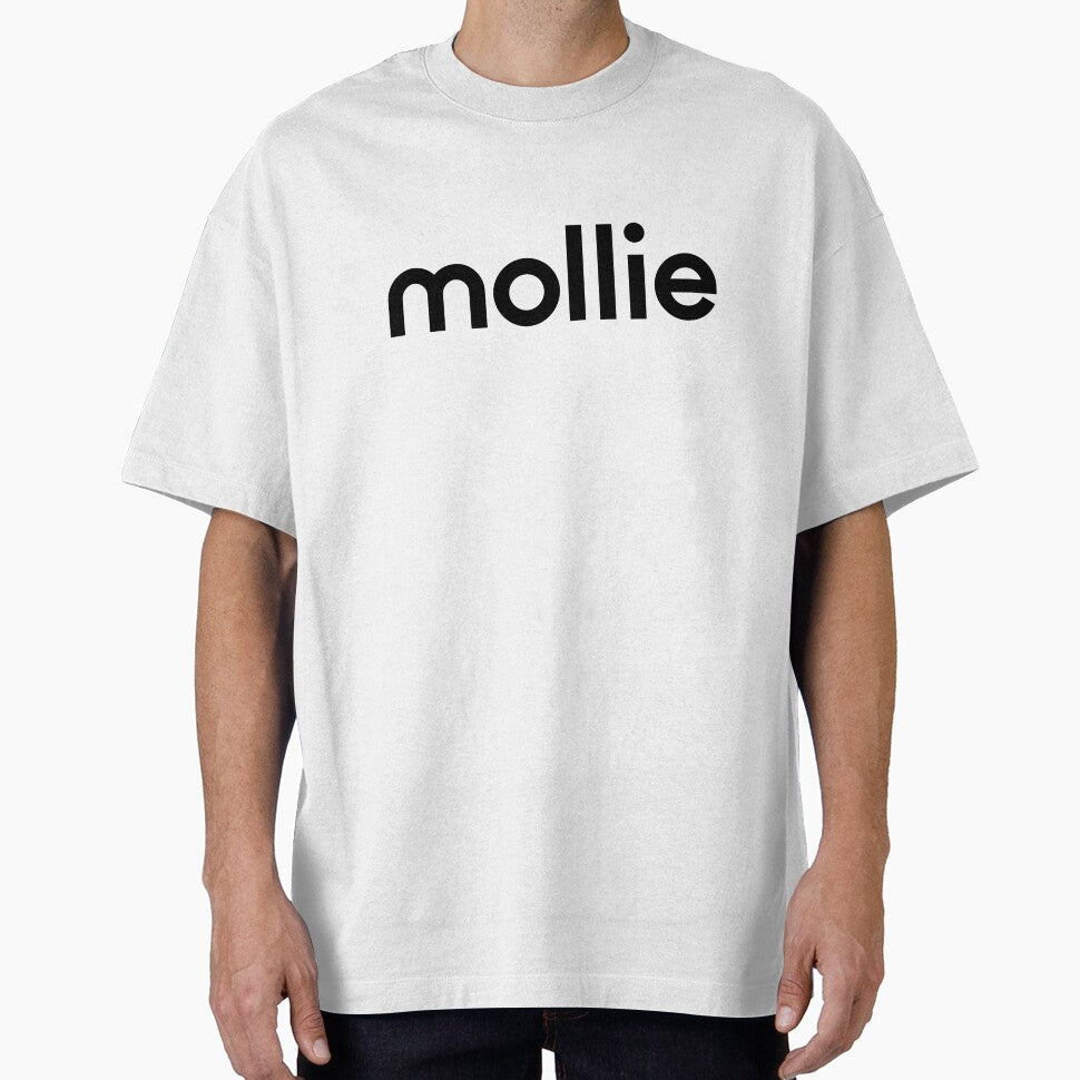 Mollie Minimalist Black Monochrome Design by mseopr